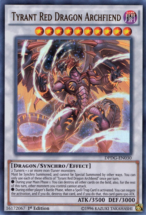 Tyrant Red Dragon Archfiend [DPDG-EN030] Ultra Rare | Gam3 Escape