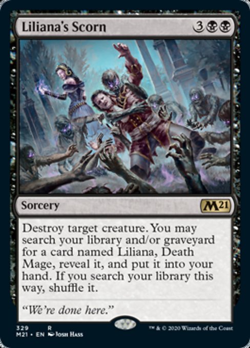 Liliana's Scorn [Core Set 2021] | Gam3 Escape