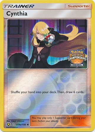 Cynthia (119a/156) (Regional Championship Promo) [Sun & Moon: Ultra Prism] | Gam3 Escape