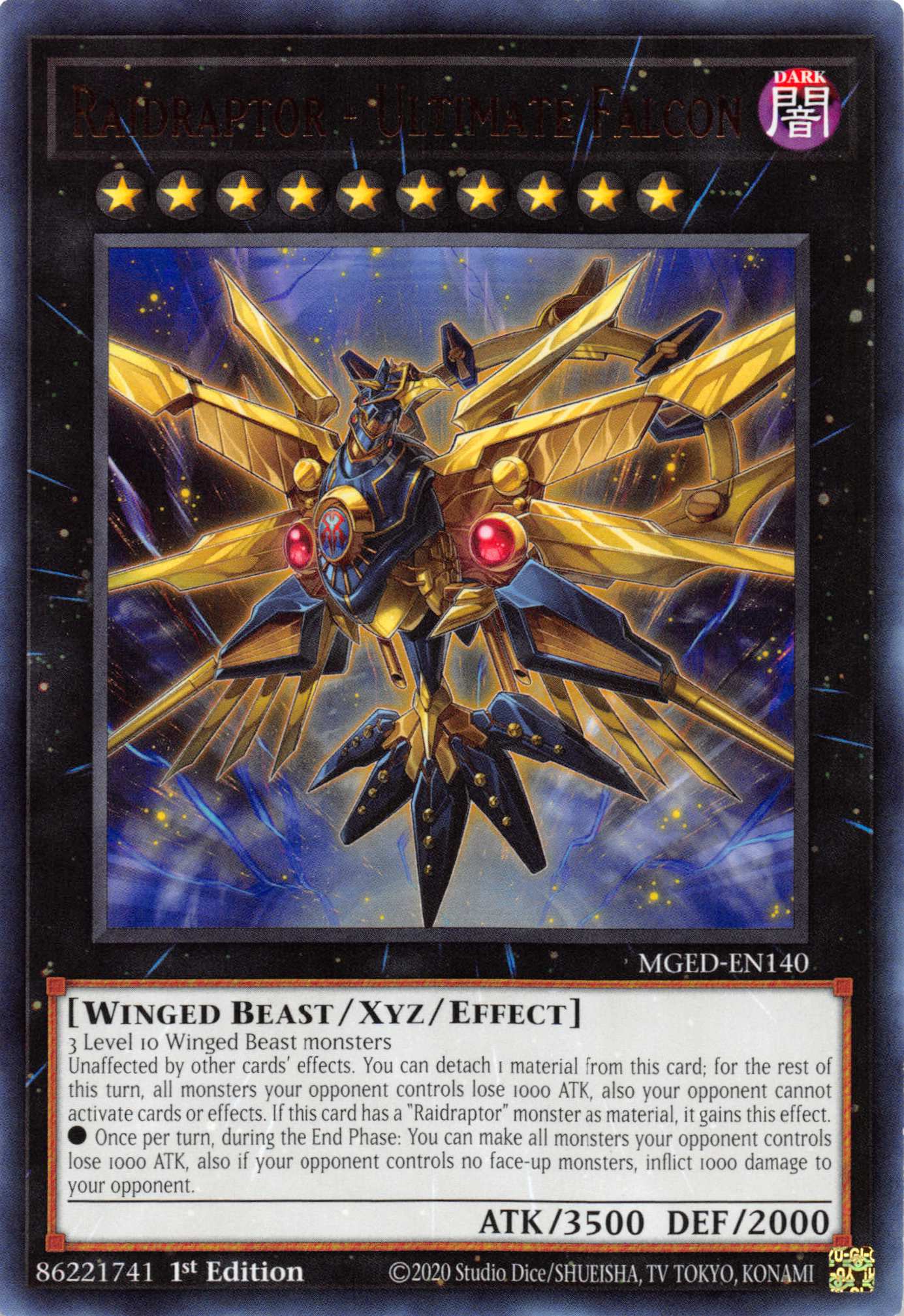 Raidraptor - Ultimate Falcon [MGED-EN140] Rare | Gam3 Escape
