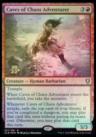 Caves of Chaos Adventurer [Commander Legends: Battle for Baldur's Gate Prerelease Promos] | Gam3 Escape