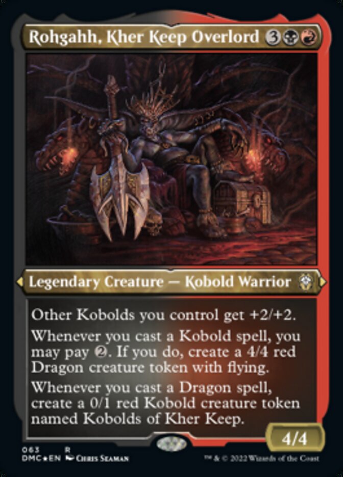 Rohgahh, Kher Keep Overlord (Foil Etched) [Dominaria United Commander] | Gam3 Escape