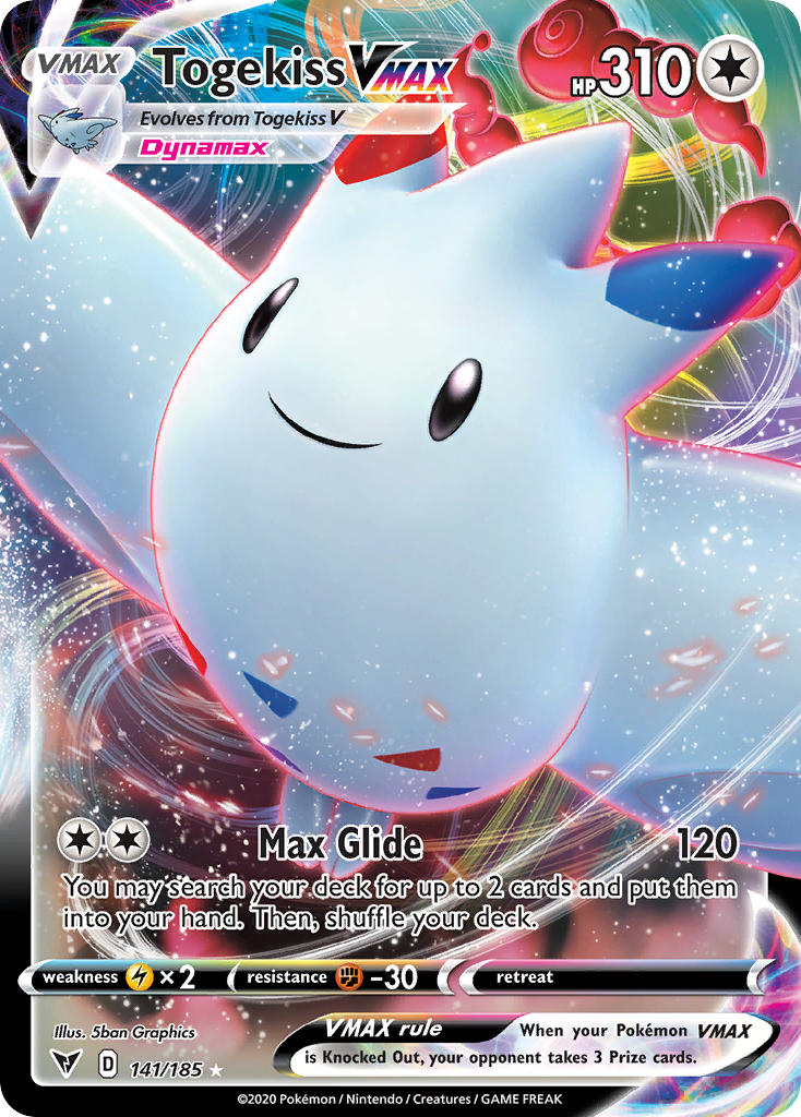 Togekiss VMAX (141/185) [Sword & Shield: Vivid Voltage] | Gam3 Escape