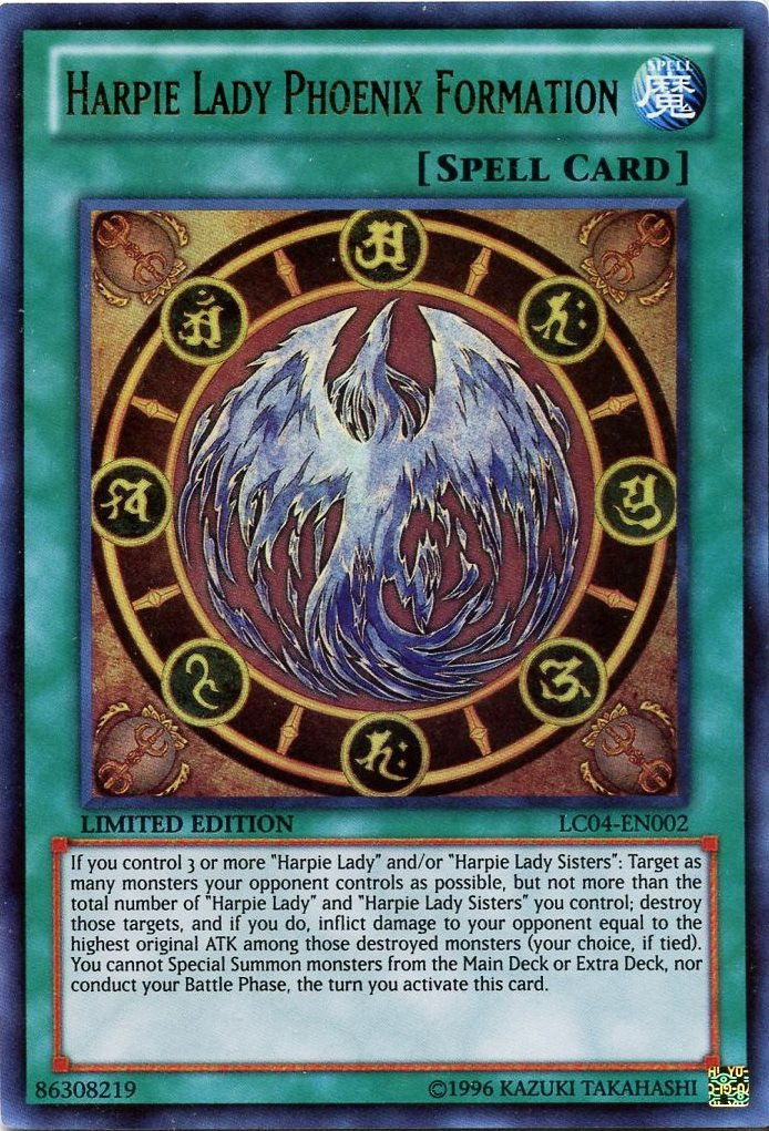 Harpie Lady Phoenix Formation [LC04-EN002] Ultra Rare | Gam3 Escape