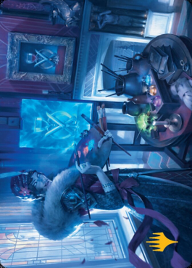 Flawless Forgery Art Card (Gold-Stamped Signature) [Streets of New Capenna Art Series] | Gam3 Escape