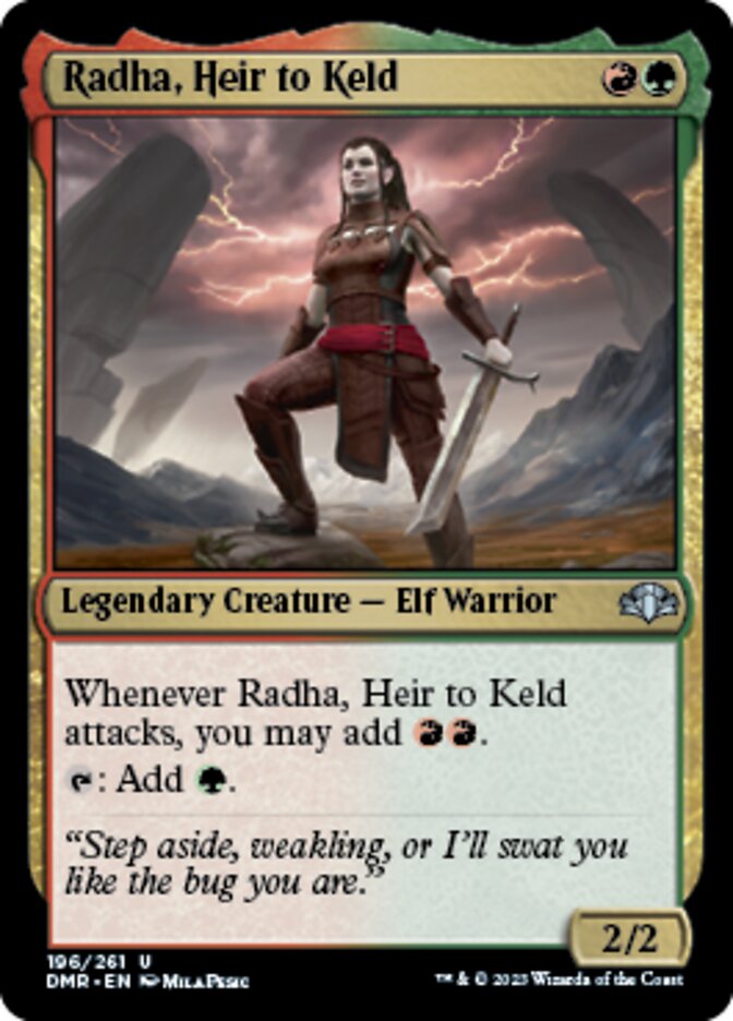 Radha, Heir to Keld [Dominaria Remastered] | Gam3 Escape