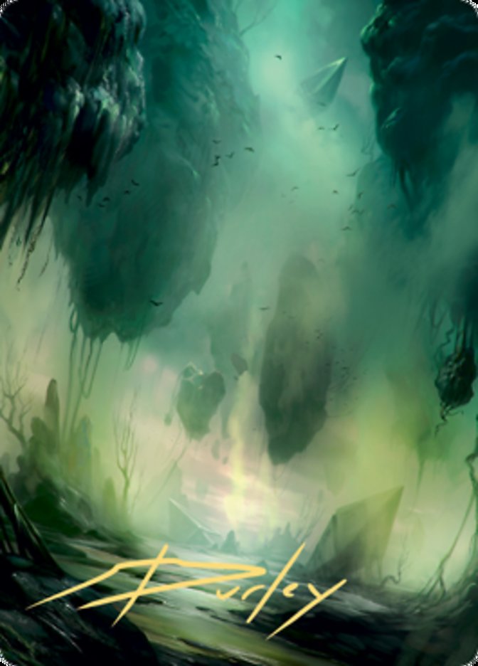 Swamp 1 Art Card (Gold-Stamped Signature) [Zendikar Rising Art Series] | Gam3 Escape