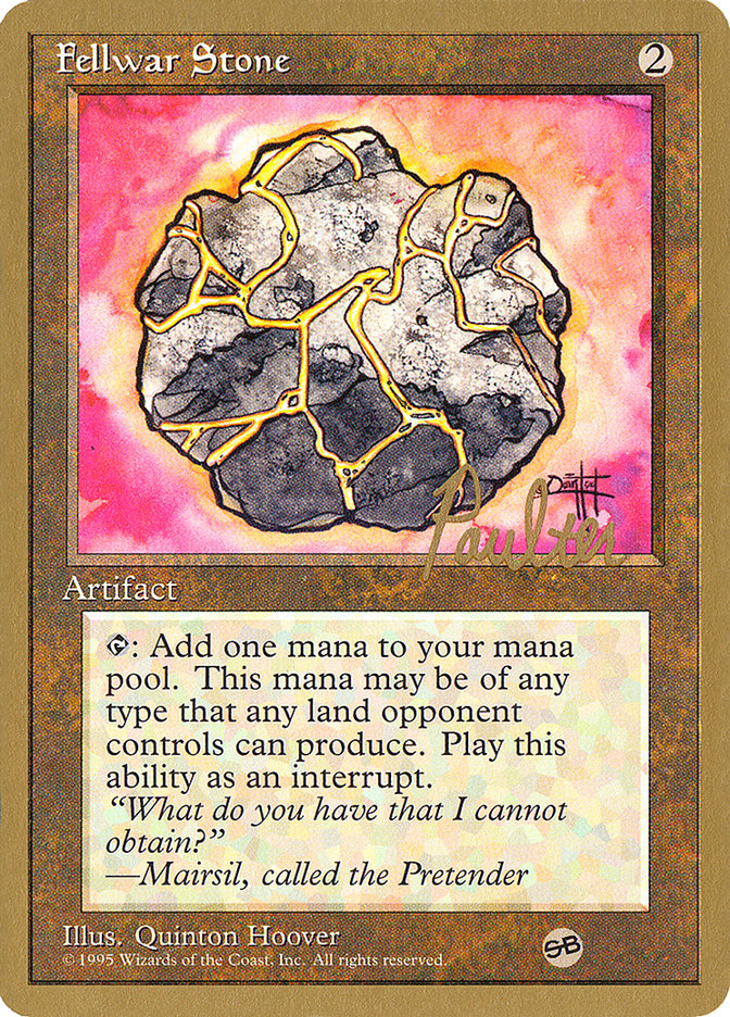 Fellwar Stone (Preston Poulter) (SB) [Pro Tour Collector Set] | Gam3 Escape