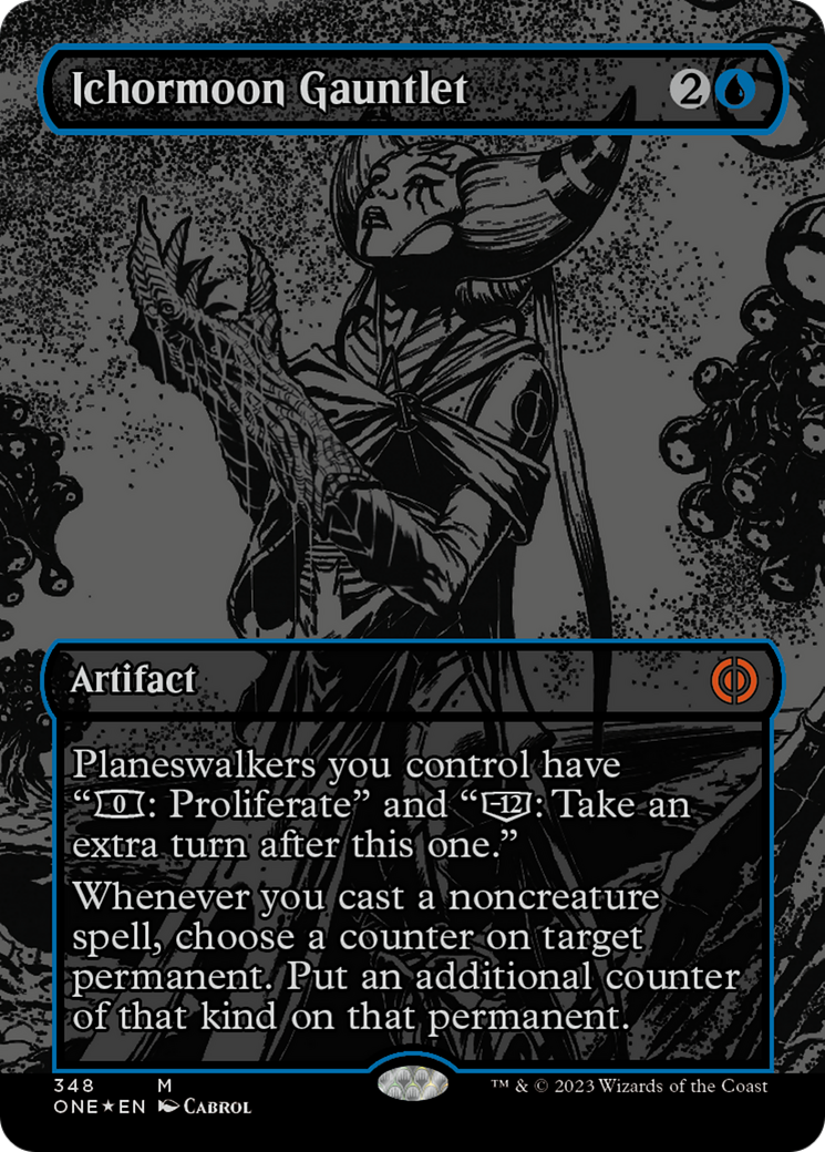 Ichormoon Gauntlet (Oil Slick Raised Foil) [Phyrexia: All Will Be One] | Gam3 Escape