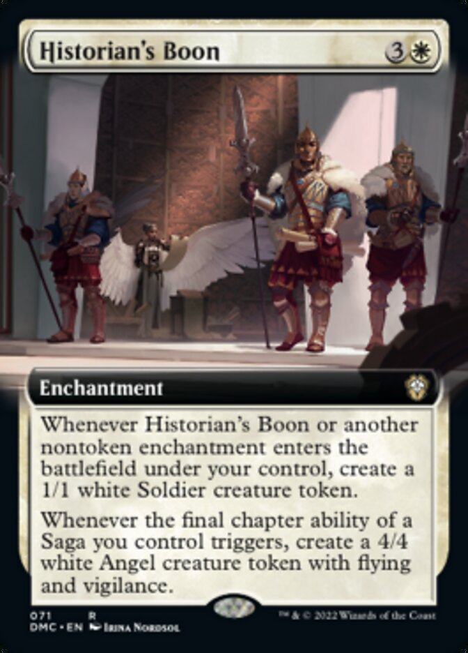 Historian's Boon (Extended Art) [Dominaria United Commander] | Gam3 Escape