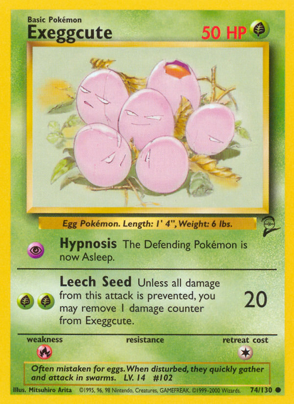 Exeggcute (74/130) [Base Set 2] | Gam3 Escape