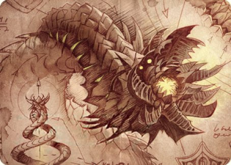 Wurmcoil Engine Art Card [The Brothers' War Art Series] | Gam3 Escape