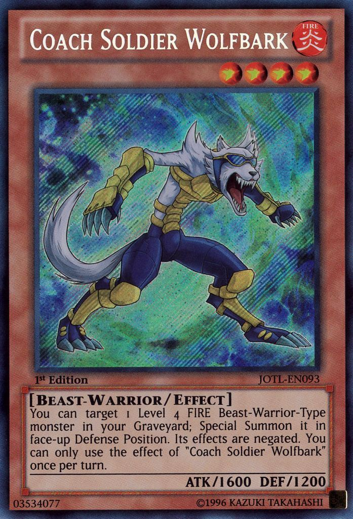 Coach Soldier Wolfbark [JOTL-EN093] Secret Rare | Gam3 Escape