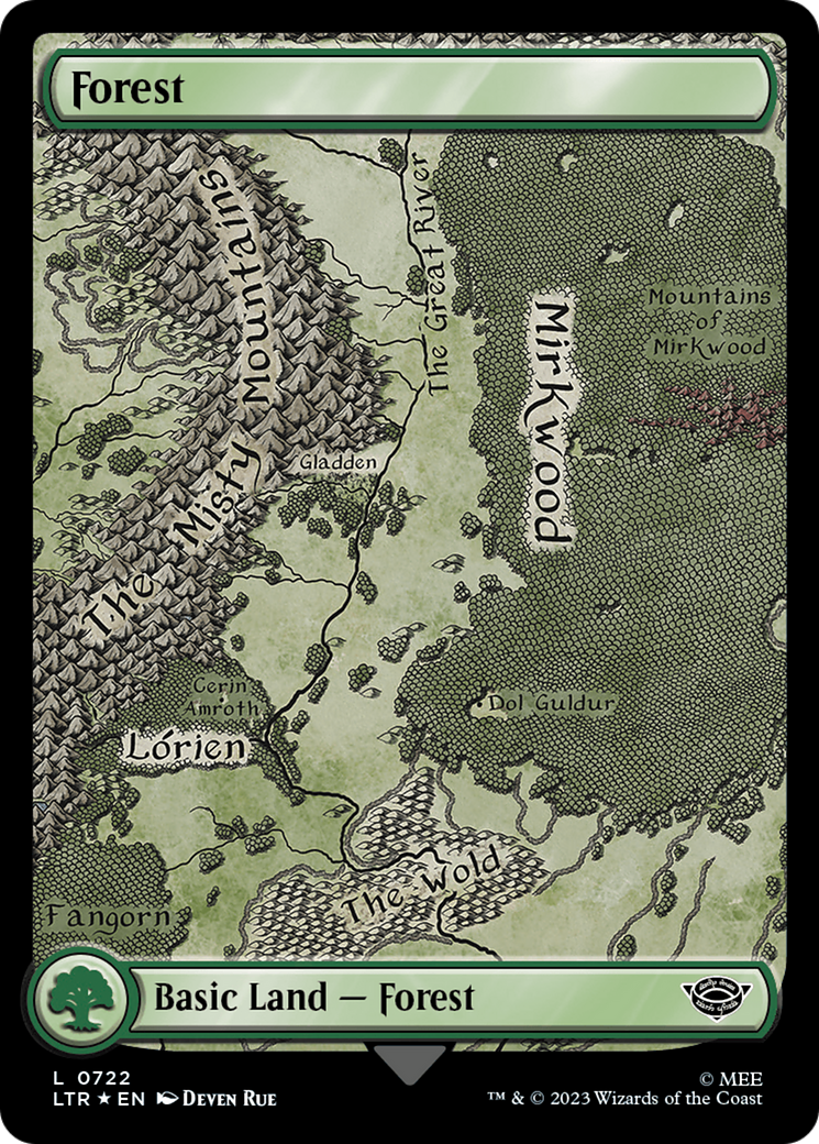 Forest (0722) (Surge Foil) [The Lord of the Rings: Tales of Middle-Earth] | Gam3 Escape