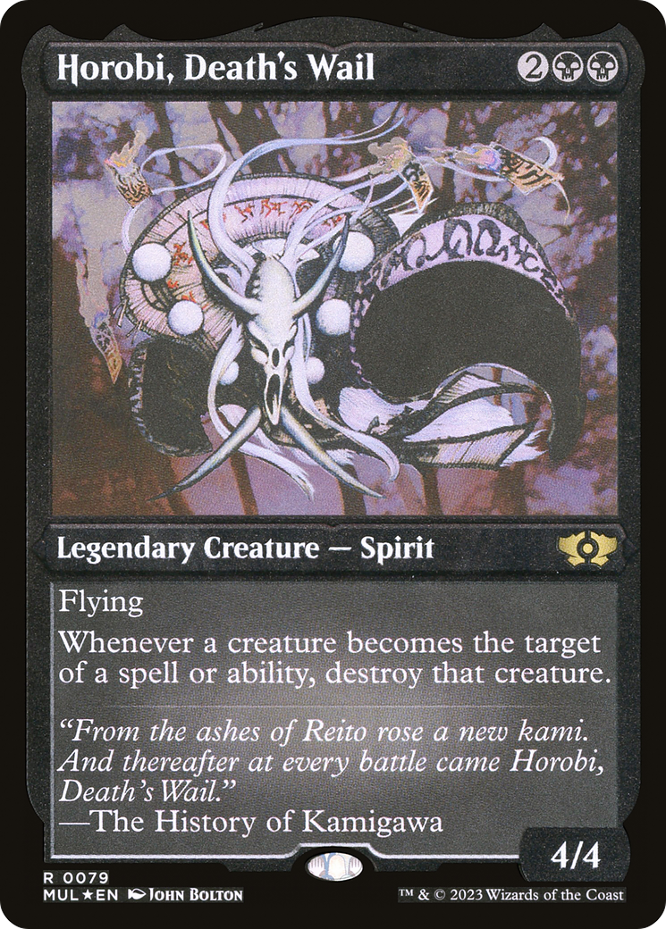 Horobi, Death's Wail (Foil Etched) [Multiverse Legends] | Gam3 Escape