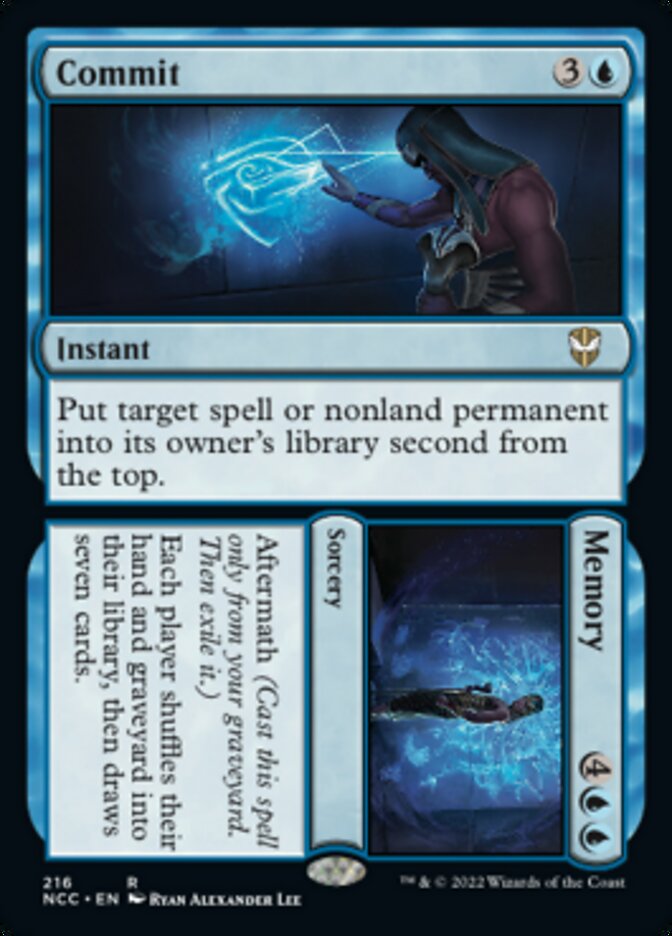 Commit // Memory [Streets of New Capenna Commander] | Gam3 Escape