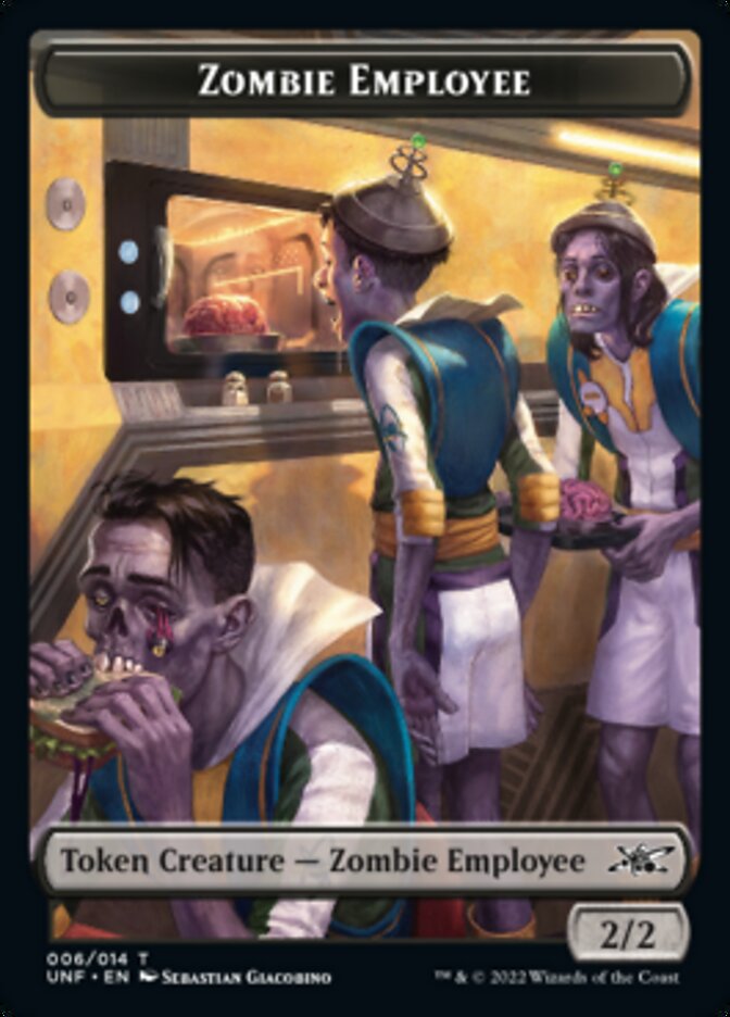 Zombie Employee Token [Unfinity Tokens] | Gam3 Escape