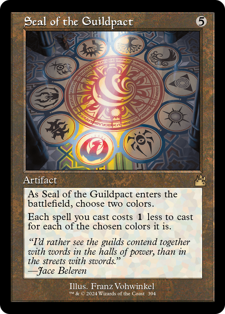 Seal of the Guildpact (Retro Frame) [Ravnica Remastered] | Gam3 Escape