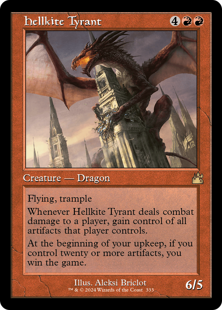 Hellkite Tyrant (Retro Frame) [Ravnica Remastered] | Gam3 Escape