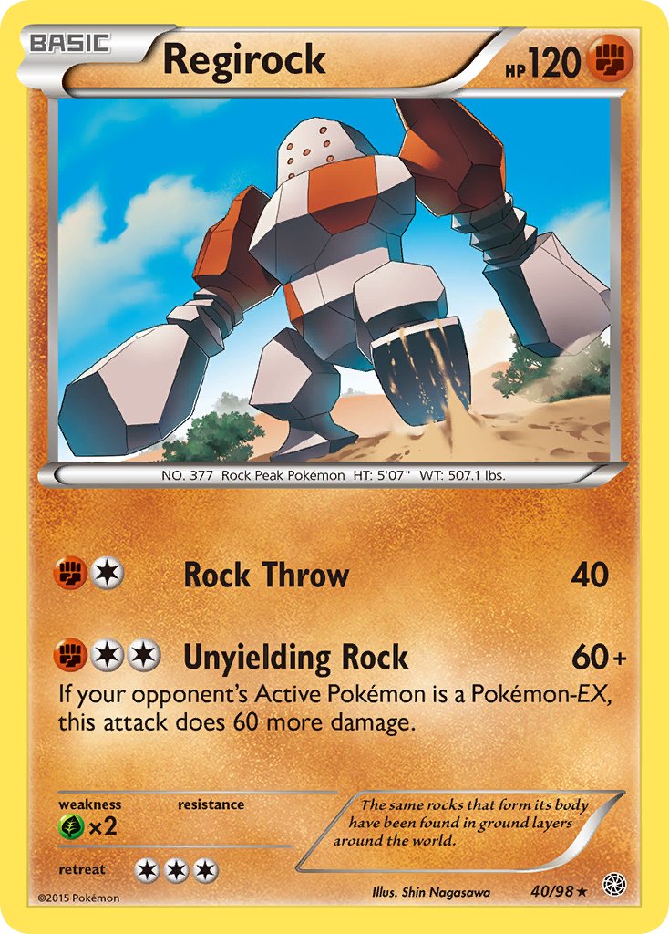 Regirock (40/98) (Theme Deck Exclusive) [XY: Ancient Origins] | Gam3 Escape