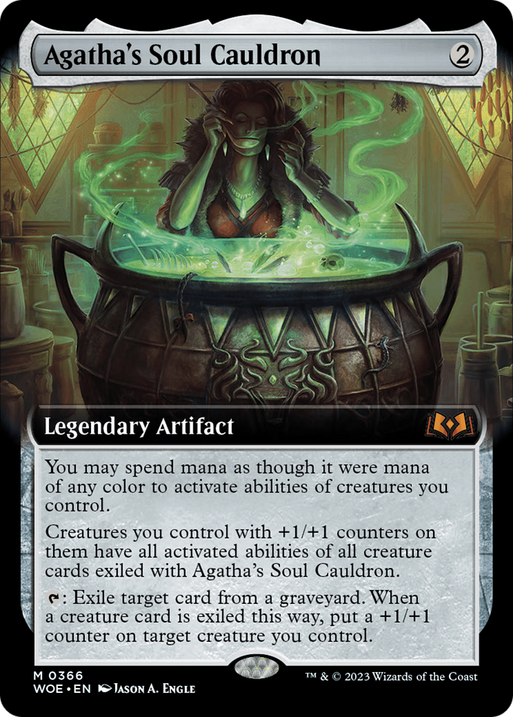 Agatha's Soul Cauldron (Extended Art) [Wilds of Eldraine] | Gam3 Escape