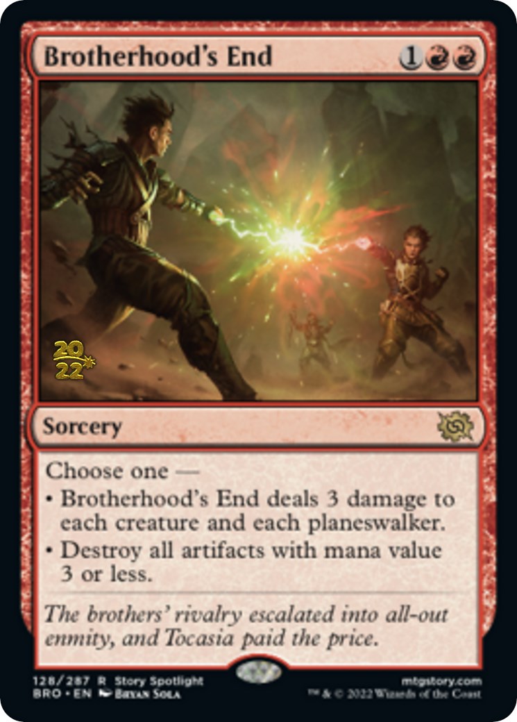 Brotherhood's End [The Brothers' War: Prerelease Promos] | Gam3 Escape