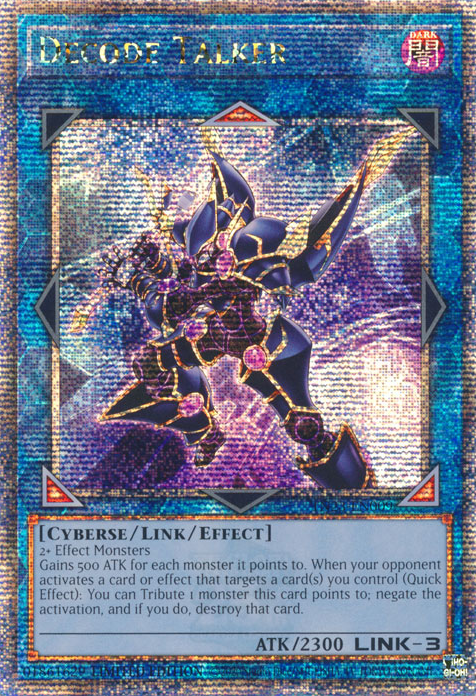 Decode Talker [TN23-EN009] Quarter Century Secret Rare | Gam3 Escape