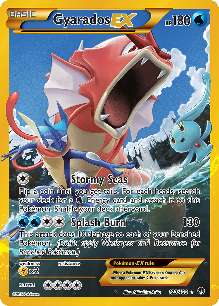 Gyarados EX (123/122) [XY: BREAKpoint] | Gam3 Escape