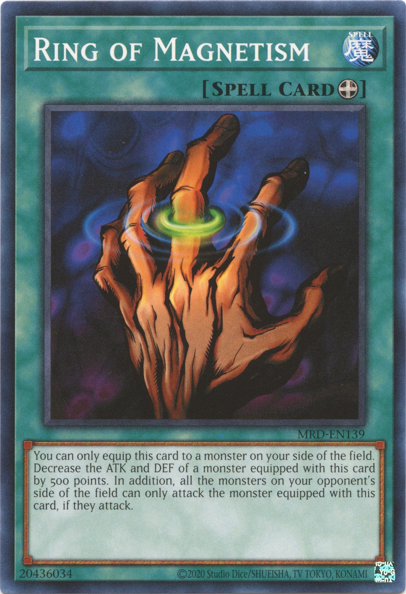 Ring of Magnetism (25th Anniversary) [MRD-EN139] Common | Gam3 Escape