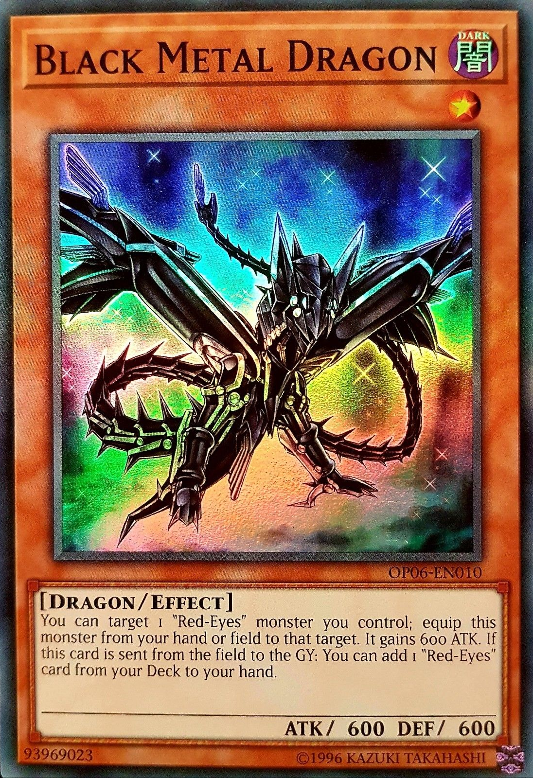 Black Metal Dragon [OP06-EN010] Super Rare | Gam3 Escape