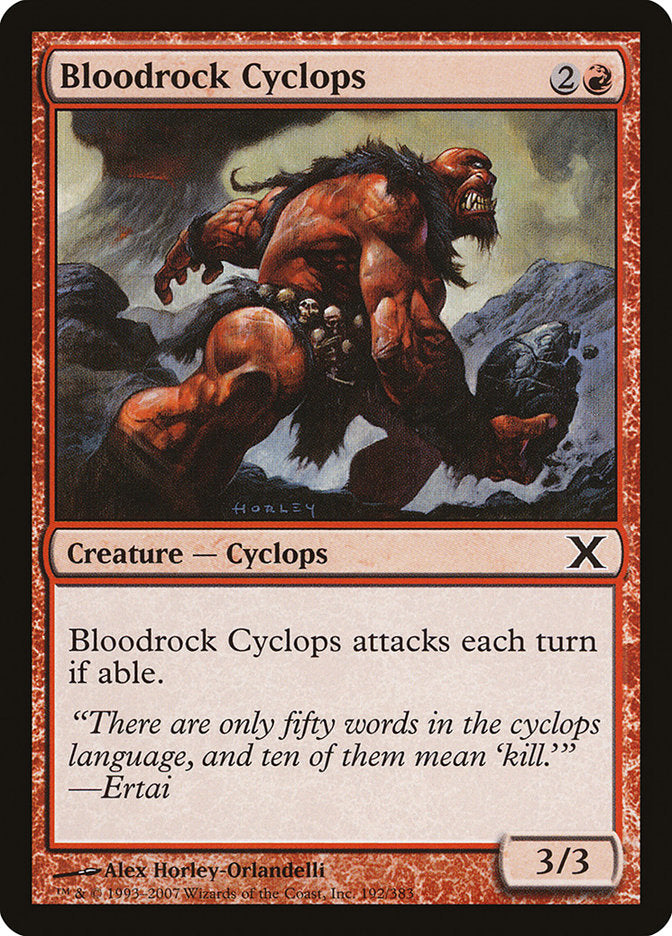 Bloodrock Cyclops [Tenth Edition] | Gam3 Escape
