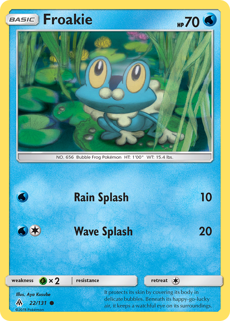 Froakie (22/131) [Sun & Moon: Forbidden Light] | Gam3 Escape