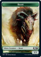 Beast // Cat (020) Double-sided Token [Core Set 2021 Tokens] | Gam3 Escape