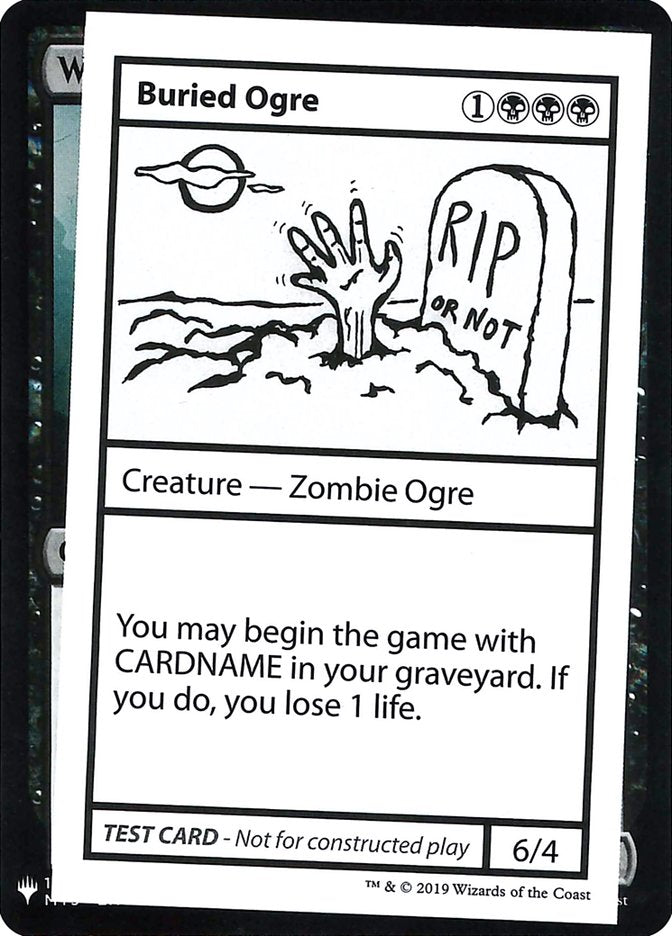 Buried Ogre [Mystery Booster Playtest Cards] | Gam3 Escape