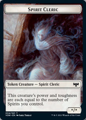 Zombie (008) // Spirit Cleric Double-sided Token [Innistrad: Crimson Vow Tokens] | Gam3 Escape