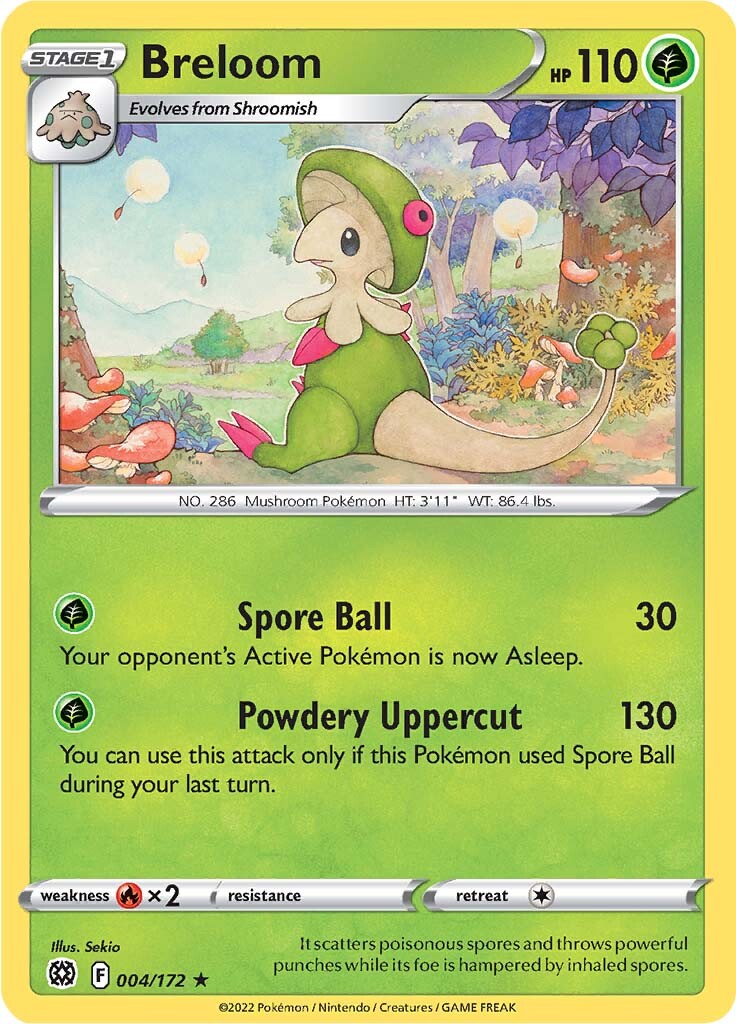 Breloom (004/172) [Sword & Shield: Brilliant Stars] | Gam3 Escape