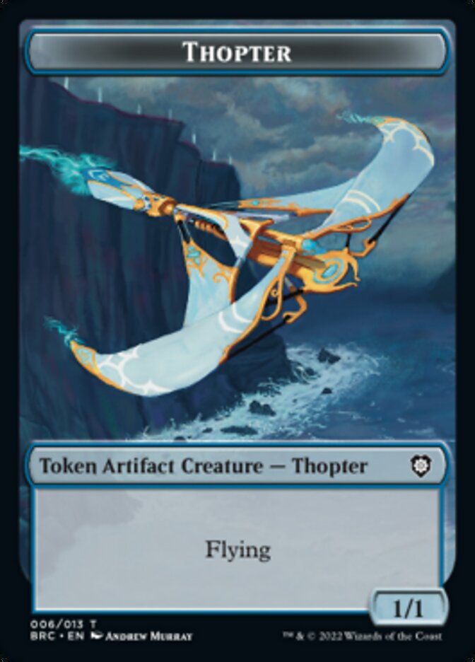 Copy // Thopter (006) Double-Sided Token [The Brothers' War Commander Tokens] | Gam3 Escape