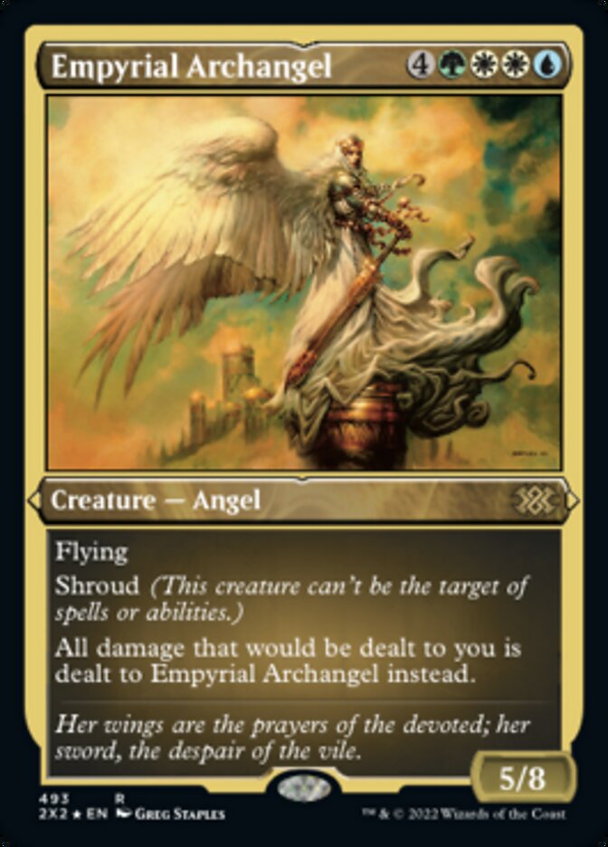 Empyrial Archangel (Foil Etched) [Double Masters 2022] | Gam3 Escape