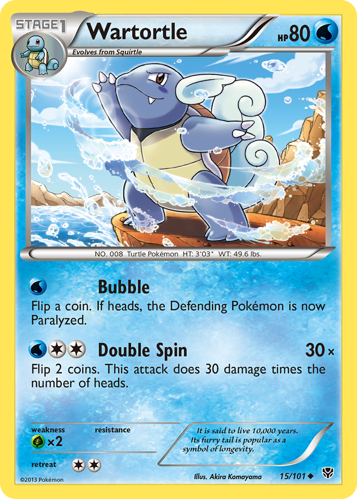 Wartortle (15/101) [Black & White: Plasma Blast] | Gam3 Escape