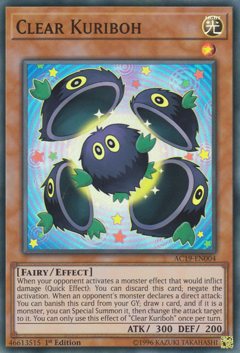 Clear Kuriboh [AC19-EN004] Super Rare | Gam3 Escape