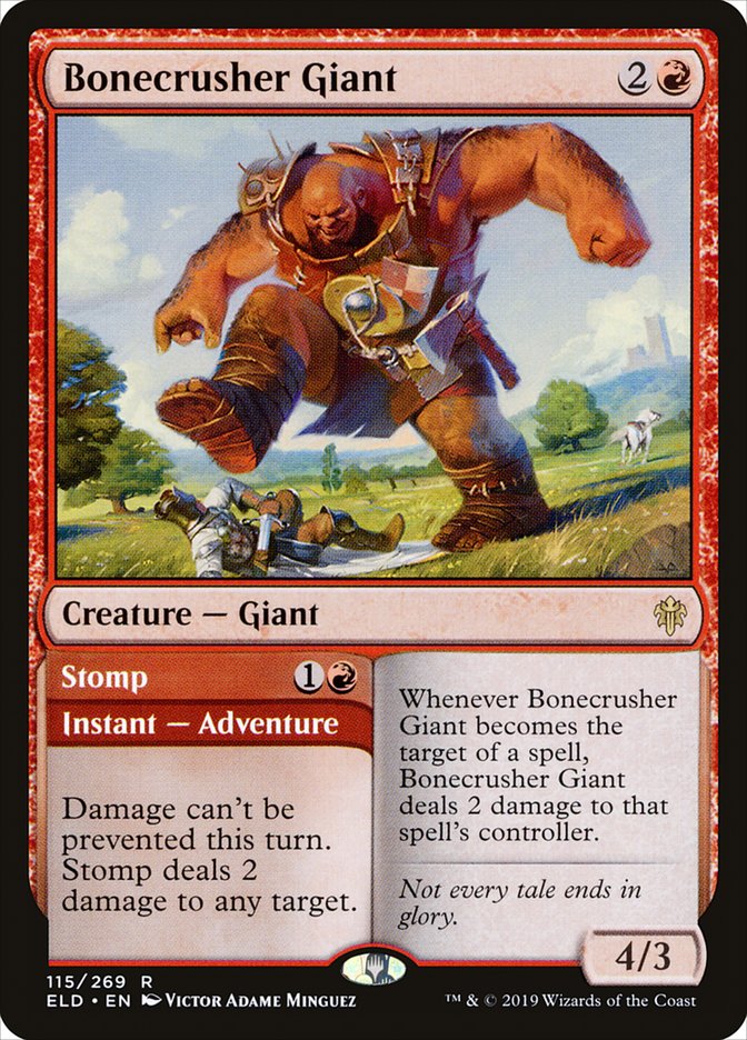 Bonecrusher Giant // Stomp [Throne of Eldraine] | Gam3 Escape