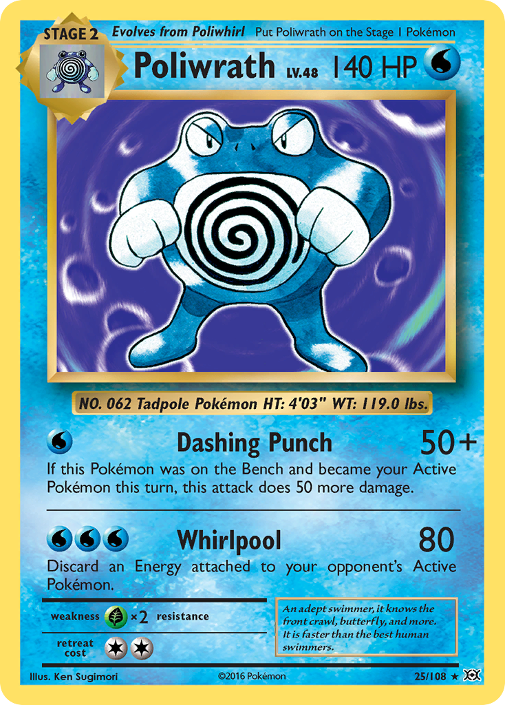 Poliwrath (25/108) [XY: Evolutions] | Gam3 Escape