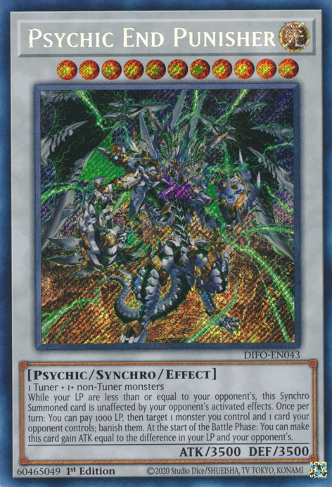 Psychic End Punisher [DIFO-EN043] Secret Rare | Gam3 Escape