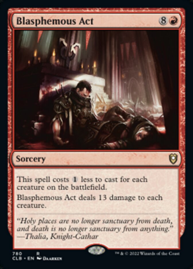 Blasphemous Act [Commander Legends: Battle for Baldur's Gate] | Gam3 Escape