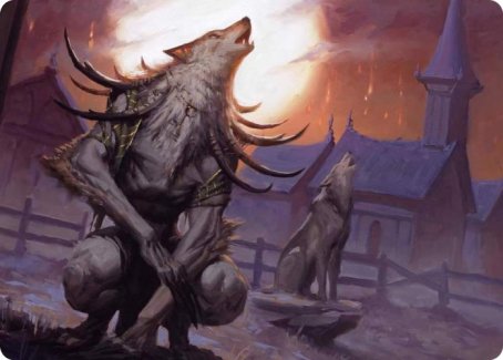 Lord of the Ulvenwald Art Card [Innistrad: Midnight Hunt Art Series] | Gam3 Escape