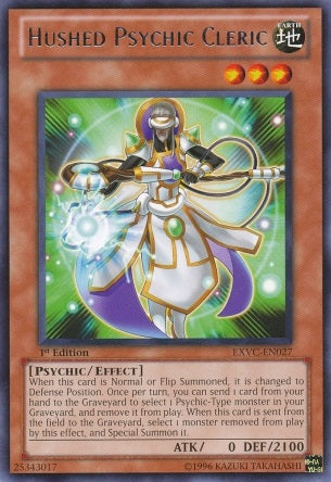 Hushed Psychic Cleric [EXVC-EN027] Rare | Gam3 Escape