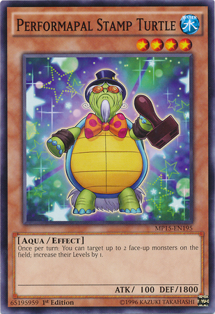 Performapal Stamp Turtle [MP15-EN195] Common | Gam3 Escape