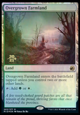 Overgrown Farmland [Innistrad: Midnight Hunt Prerelease Promos] | Gam3 Escape