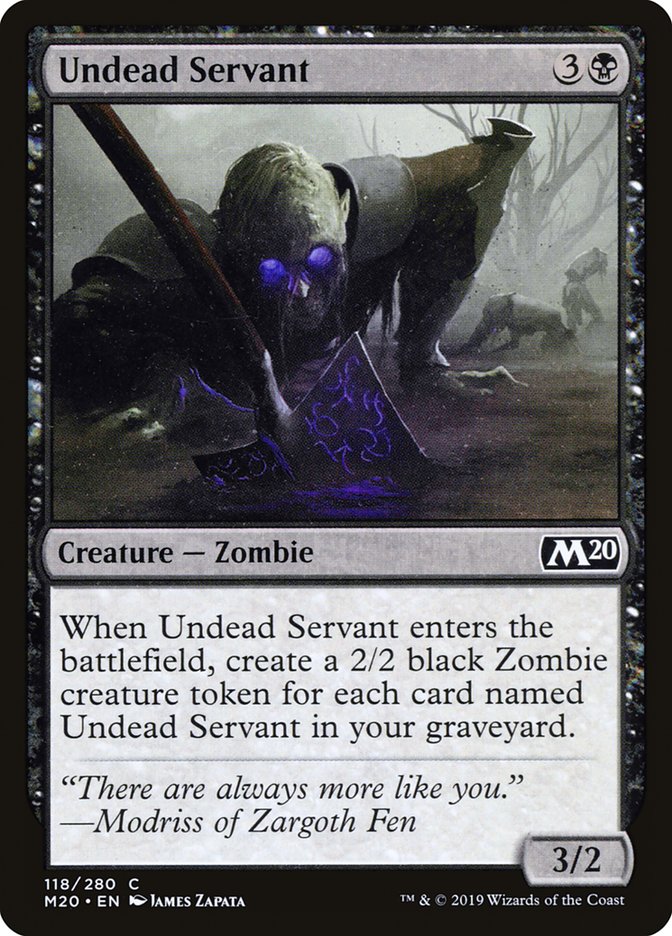 Undead Servant [Core Set 2020] | Gam3 Escape