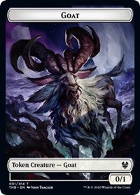 Goat // Satyr Double-sided Token [Theros Beyond Death Tokens] | Gam3 Escape